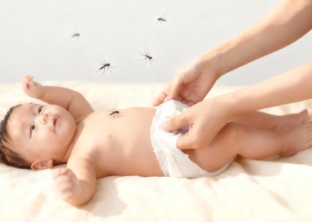 อยากให้ลูกสบายตัวและปลอดภัยจากยุงลาย เลือกผ้าอ้อมแบบไหนดี?