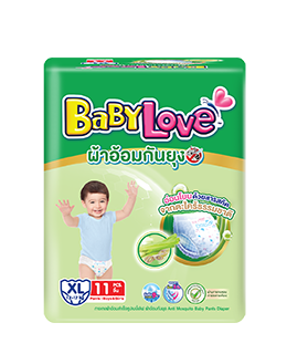 เบบี้เลิฟ ผ้าอ้อมกันยุง