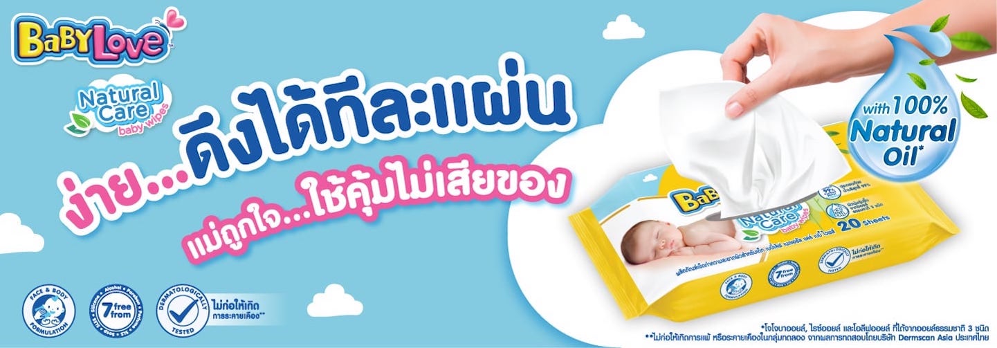BabyLove Natural Care Baby Wipes